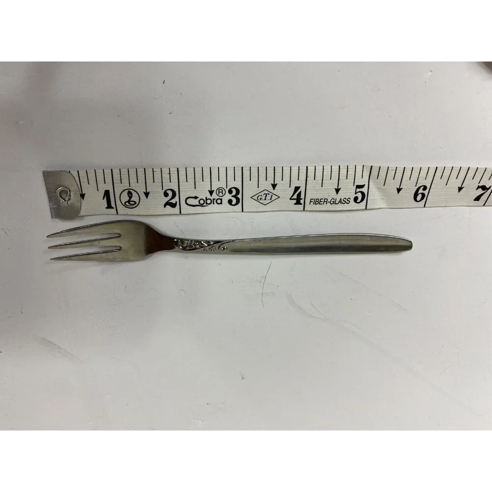 VTG Wellingware Stainless Japan Lot 5 Cocktail Seafood Forks Silverware Flatware